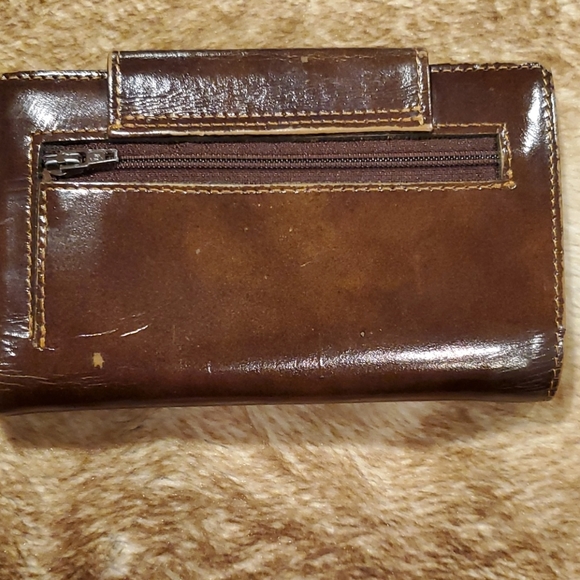 Marruecos Colombian Leather Brown Wallet - Picture 4 of 8